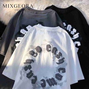 Designer Fashion Clothing Hip hop Tees Rock Tshirts Mix Geora 100% coton T-shirt à manches courtes pour hommes et femmes Ins Summer Loose Versatile Fashion Couple t