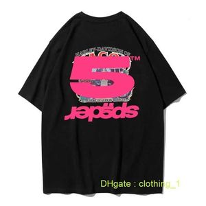 Designer Mode Kleding Hiphop Tees T-shirts Young Thug Star Dezelfde Sp5der 555555 Angel Number Tee Korte Mouw T-shirt U78B