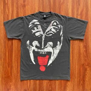 Diseñador Ropa de moda Camisetas de hip hop Camisetas Hellstar Studios Kiss Me Im a Hellstar Tee Devil Camiseta de manga corta Moda para hombres y mujeres