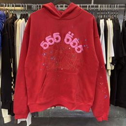 Vêtements de mode de luxe Sweatshirts pour hommes Meichao Sp5der 555555 Star Angel Number Loose Casual Pure Cotton Sweat à capuche pour hommes et femmes