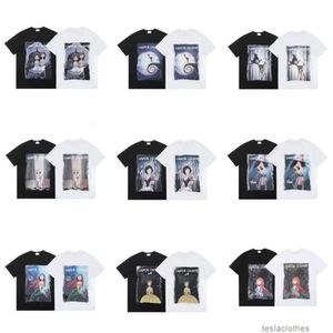 Designer Fashion kleding Luxe T-shirts T-shirts Hoge kwaliteit Charlie Luciano Nieuwe stripfiguur Print Zomer Loszittend paar T-shirt met korte mouwen