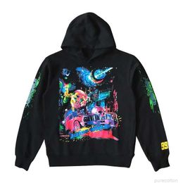 Designermode Kleding Herensweatshirts Hoodies 999 Club Cosmic Racer Hoodie Big v Heren en dames Street Style Pullover Sweater