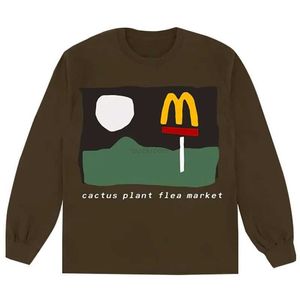 Ontwerper Mode Kleding Sweatshirts Hoodies Cactus Plant Vlooienmarkt Cpfm Mcdonald's Co Branded Sweater Broekencollectie met lange mouwen