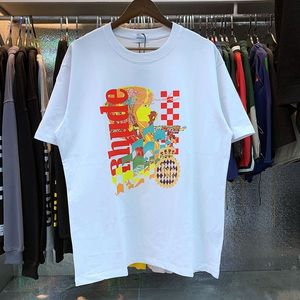 Diseñador de ropa de moda Camas de hip hop camisetas rhude beauty persigue placer