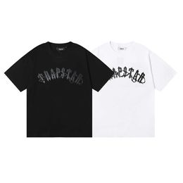 Designer Fashion Clothing Tees Tshirt Trapstar Barbed Wire Arch Tee Dark Letter Print Haute Qualité Double Fil Coton Manches Courtes Casual Streetwear Sportswear À