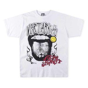 Diseñador Moda Ropa Camisetas Camisetas High Street Trend Hellstar Studios for the Sun Camiseta de manga corta impresa para hombres y mujeres Rock Hip hop
