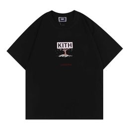 Diseñador Moda Ropa Camisetas Camisetas Ocio Tendencia Kith Treats Box Camiseta Tokio Exclusivo Sakura Mangas cortas Algodón Streetwear Ropa deportiva Tops Rock Hip hop Camiseta