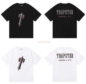 Designer Mode Kleding Tees Tsihrts Shirts Trapstar Tee American Casual Print Korte mouw Zomer Ontspannen Unisex Katoenen T-shirt Mode Rock Hiphop Katoen Stree