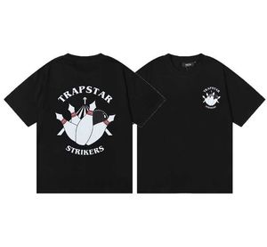 Designer Fashion Clothing T-shirt T-shirt T-high street Trapstar Kleine tekenbrief Afdrukken Ontspannen casual heren dames rond nek korte mouw t-shirt