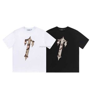 Designer Fashion Clothing Tshirt Tees Trapstar Camouflage Tprint À Manches Courtes Hommes Femmes Loose Fitting Os American Casual Tendance Col Rond Demi Manches Base Tshir