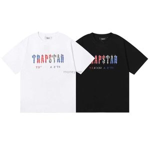 Designer Mode Kleding T-shirt Tees Trapstar Multicolor Letter Print Korte mouw High Street Trend merk Katoen Casual Loose Fit Heren Dames Ronde hals Katoen Ts