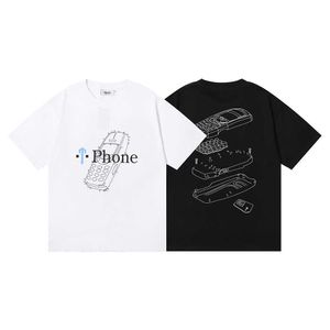 Designer Fashion Clothing Tshirt Tees Trapstar T-shirt à manches courtes Téléphone Hip Hop Rap Drill Luxe Casual Coton Streetwear Sportswear Tops Rock Hip hop à vendre