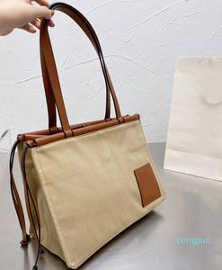 Ontwerper- mode denim canvas boodschappentassen vrouwen strandtas eenvoudige handtassen