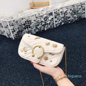 Designer- Mode Designer Dames Schoudertassen Luxe Dames Kettingzakken Zomer Handtassen Dating Cross Body Bag