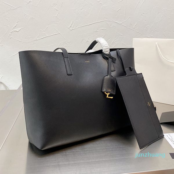 Designer -Fashion Ladies Tote Bag Matte Black Women Sacs à main Luxury Desinger Bag High Quality Leather Casual Shopping2022