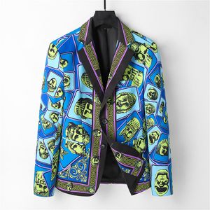 Designer Fashion Man Suit Blazer Jackets Coats For Men Stylist Lettre broderie Long Manche de mariage décontracté costumes Blazers Zo # 04