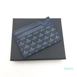 Diseñador- Moda Hombres Mujeres Titulares de tarjetas de crédito de alta calidad Classic Mens Mini Bank Card Holder Small Wallet Slim Leather Wallets228R