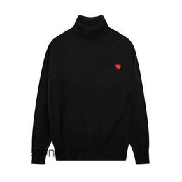 Designer Fashion Mens Play Red Heart Pull Commes Casual Pull Femme Des Badge Garcons Haute Qualité Hiver Coton Pull 2 NJ88