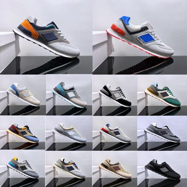 Designer Fashion Mens Trainers Chaussures de course UNC Rich Paul Leon White Navy Oak Feuille verte jaune orange femmes baskets 36-45 Z2