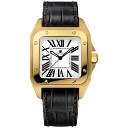 designer mode herenhorloge vrije tijd sport quartz luxe horloge 361l precisie stalen kast uiterlijk fijn saffierglas diep waterdicht rechthoekig horloge