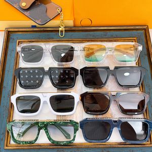 Lunettes de soleil rectangulaires surdimensionnées de mode Designer Haute qualité UV400 miroir extérieur de protection hommes et femmes lunettes de vacances de loisirs