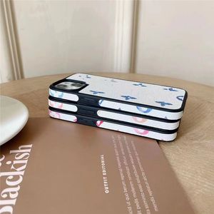 Designer Fashion Phone Cases pour IPhone 14 14Pro Max 14pro 14plus 13promax 13pro 13 12 12Pro Max Flower Letters étui antichoc en cuir pu de luxe Cover Couples32650