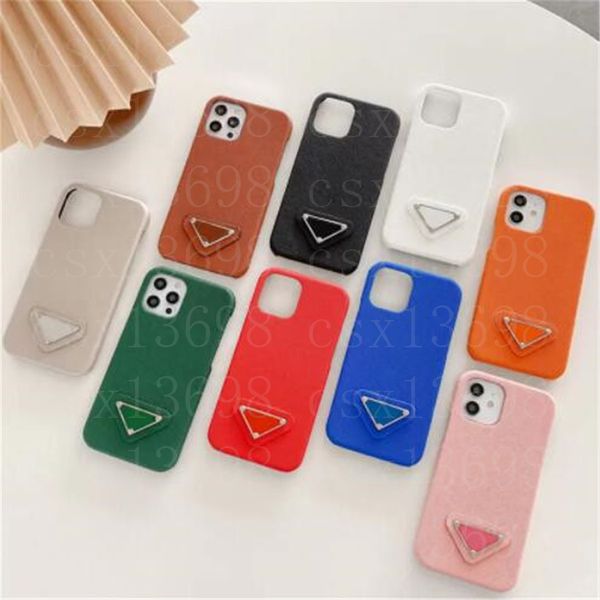 Cas de téléphone de mode de concepteur pour iPhone 15 15Pro 14 Pro Max 13 12 Mini 11 Case 14Pro 13Pro iPhone14 iPhone13 PU Lettre en cuir Mens Femmes Couverture arrière Coquille de luxe