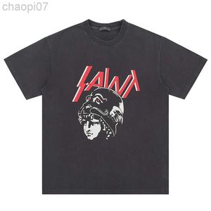 Ontwerper Fashion Saint Michael T-shirt Killer Band Punk Heavy Metal Rock Print Short Sleeve T-Shirt Hip Hop