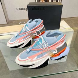 Designer Fashion Spring Balmmain Haulted Womens Summer Quality Top Shoes Colored Oncle Sneaker Dad Street Street Space Mens Couple Balmmain N3be