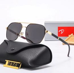 Gafas de sol de moda de diseñador para hombres y mujeres Gafas de sol optimistas simples Sports Protectores de sol bonitas de sol