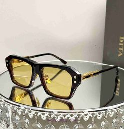 Designer Fashion zonnebrillen voor dames en heren online winkel Topkwaliteit officiële website uitverkocht GRAND-APX serie plaatframes MODEL: DTS417A met doos IYTW