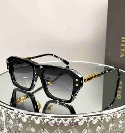 Designer Fashion zonnebrillen voor dames en heren online winkel Topkwaliteit officiële website uitverkocht GRAND-APX serie plaatframes MODEL: DTS417A met doos BC0U