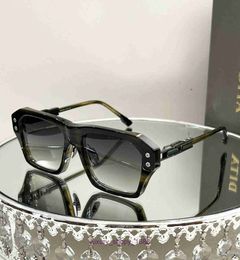 Designer Fashion zonnebrillen voor dames en heren online winkel Topkwaliteit officiële website uitverkocht GRAND-APX-serie plaatframes MODEL: DTS417A met doos X5PZ