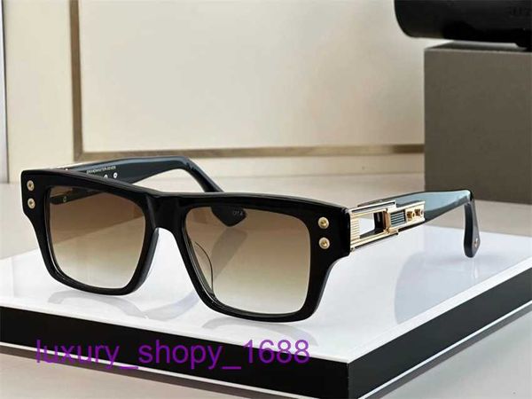 Feuille de boutique en ligne de lunettes de soleil de mode de créateur Monture GRANDMASTER droite SEVEN DT 407 et avec boîte Gigt J4GU