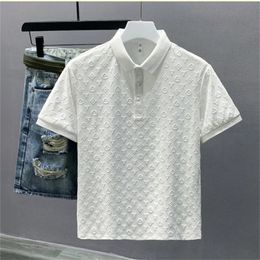 Designer Fashion Top Vêtements d'affaires de haute qualité Détails du col brodé Polo à manches courtes Tee-shirt pour hommes M-4XL