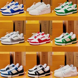 Designer Fashion Trainer Sneaker Hommes Chaussures Mode Femme Cuir Lacets Plateforme Semelle Baskets de Course En Plein Air Marque En Relief Sports De Plein Air Baskets