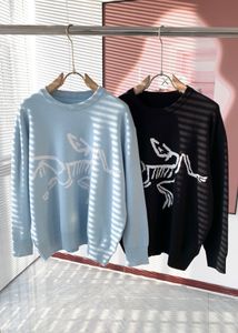 Diseñador tendencia de moda suéter de los hombres viento perezoso color sólido lana suelta suéter de cuello redondo suéter retro americano grueso de los hombres TAMAÑO XXXL