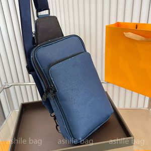 Designer Mode Unisexe Cross Body Sacs à bandoulière Mode Polyvalent Utilitaire Essentiel 2023 Haute Qualité Véritable Cuir Femmes et Hommes Poitrine Pack Sacs