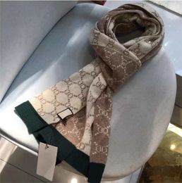 mode designer écharpe chaude accessoires de style de luxe simple rétro hommes et femmes lettre wraps 190X30CM GG'G