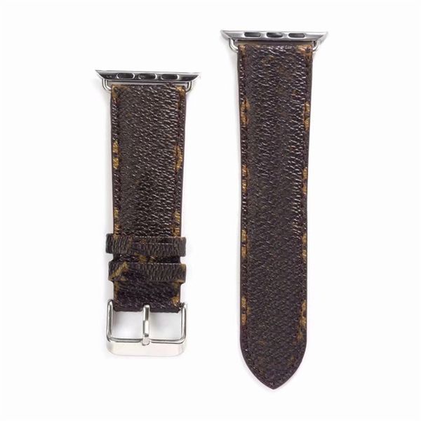 Bracelet de montre de mode de créateur Grande marque de marée Convient pour Apple Watchband 42 prévendu iwatch bracelet en cuir 40 neutre 38 plaid 44mm