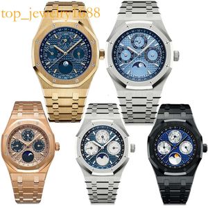 Designer Fashion Watchs Man Watch Mens Wristwatch Perpetual Calendar Automatic Mechanical Wrists 316L acier inoxydable