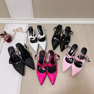 Designer Fashion Women Dress Shoe Hak Sandals Buckle enkelriem Stiletto Heels Formele evenementen Schoenen Maat 34-41