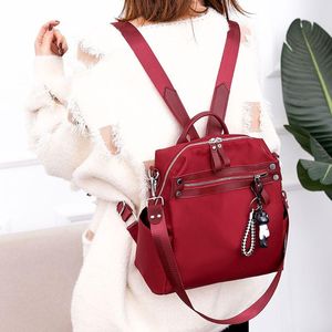 Diseñador-Moda Mujer Señora Escuela Nylon Niñas Mochila Bolso de viaje Bolso de hombro Mochila Mochila