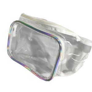 Diseñador-moda Mujeres PVC Láser Multifuncional Claro Fanny Packs Deporte Viajes Bolsas de cintura237U