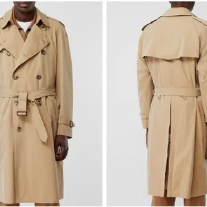 Coupe-vent pour hommes de nouveau style style Kensington tissu imperméable en pur coton B veste parent tempérament à la mode et généreux manteau haut de gamme coupe-vent