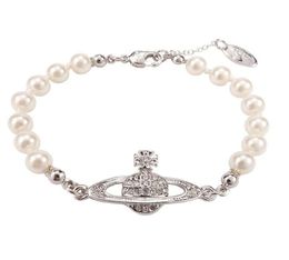 Designer Bracelets féminins à la mode marque Mère enne enne Saturn Pearl Bracelet Cvicle Punk Atmosphère 2656783