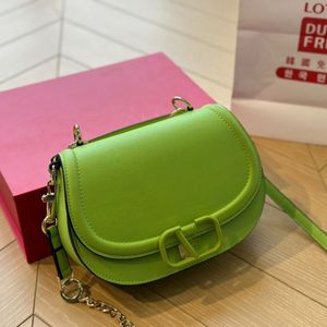 Diseñador de moda Bolsa de sillín Mujeres Tote Crossbody Marca de lujo Bolsas de hombro Cuero real Monedero clásico Cartera cuadrada de calidad superior