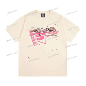 Designer FEAR of Men T-shirt Rose Sp5der 555555 Mans Femmes Kith Qualité Mousse Impression Spider Web Motif Tshirt Mode ESS Y2k Top Essentialsweatshirts 102