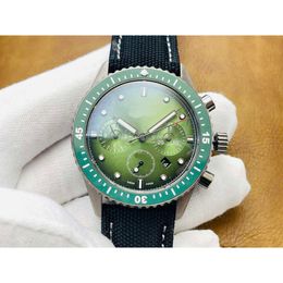 designer cinquante brasse montre pour hommes chronographe montres 3YXZ superclone cadran vert saphir auto mouvement mécanique uhr montre luxe