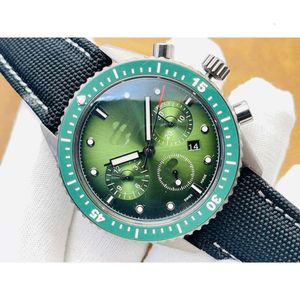 Designer vijftig vadem horloge voor mannen chronograaf writst horloges AHNG superclone groene wijzerplaat saffier auto mechanisch uurwerk uhr montre luxe
